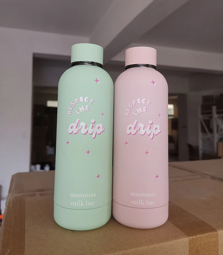 Double Wall Stainless Steel Insulated Tumbler Customizable Thermos Water Bottle with Vacuum Sealed Lid for Hot And Cold Beverage