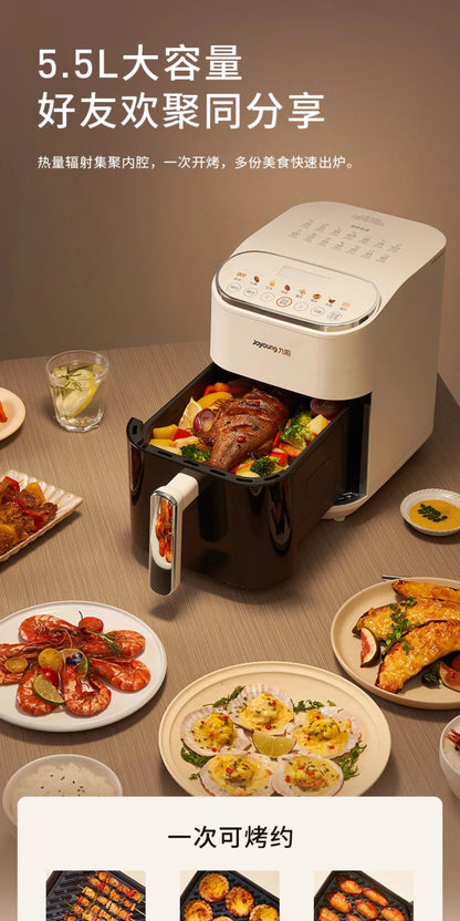 Air Fryer Large-Capacity Household Multi-Functional Oven-Integrated Air Fryer Cooking Machine Air Fryer Oven