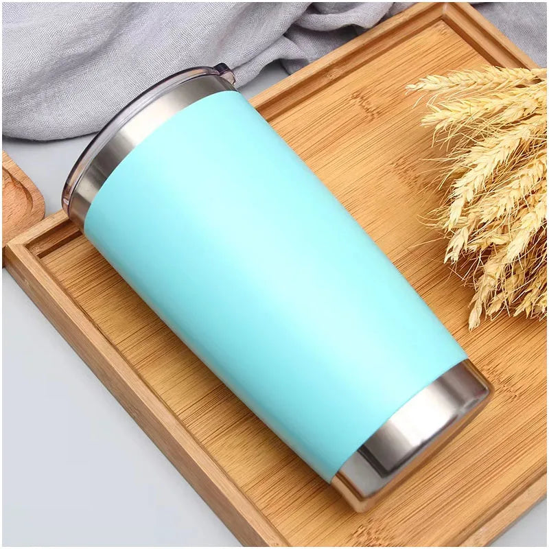 Custom Photo Water Bottle Insulated Stainless Steel Travel Mug Fathers Day Personalized Coffee Tumbler With Picture Text Logo