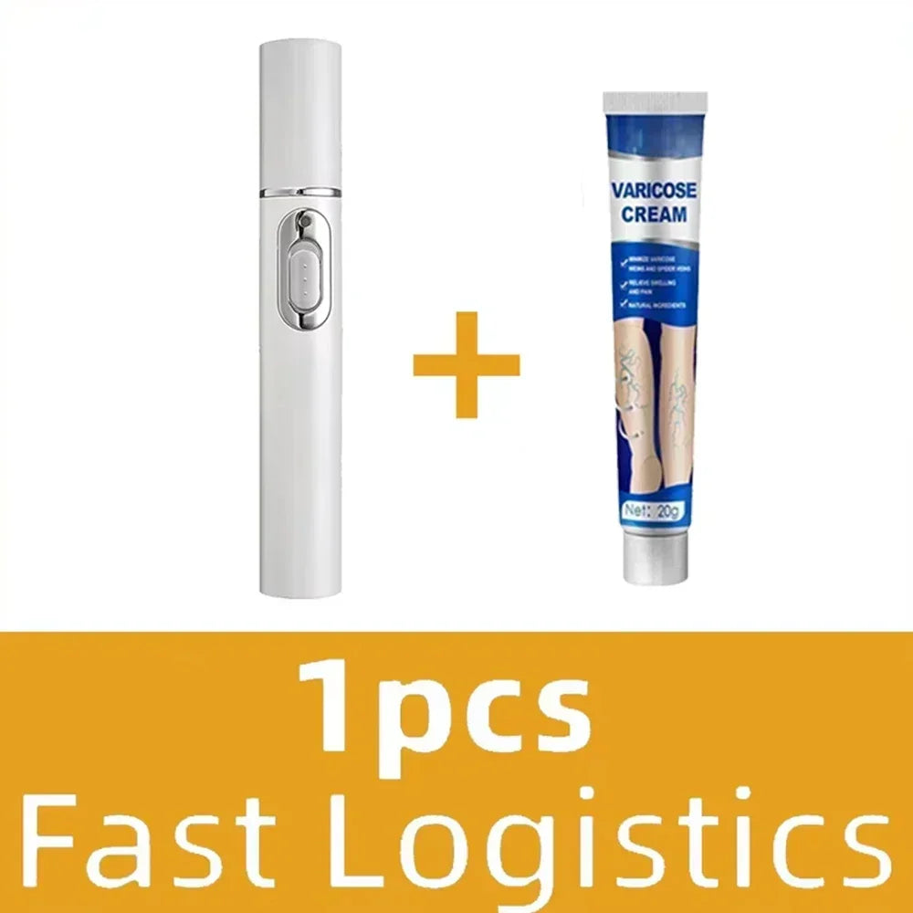 Laser Therapy For Varicose Vein Treatment Effective Relieve Legs Dilated Vasculitis Phlebitis Improve Circulation Blue Light Pen