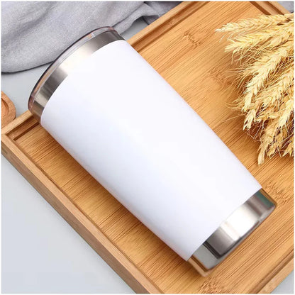 Custom Photo Water Bottle Insulated Stainless Steel Travel Mug Fathers Day Personalized Coffee Tumbler With Picture Text Logo