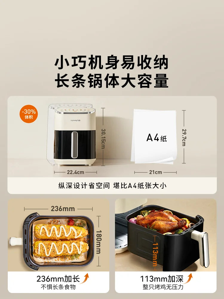 Air Fryer Large-Capacity Household Multi-Functional Oven-Integrated Air Fryer Cooking Machine Air Fryer Oven